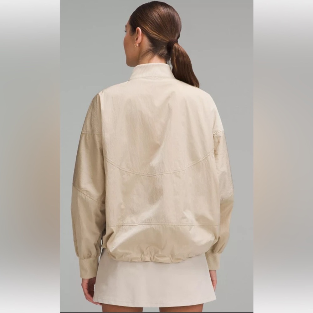 Lightweight Hem-Cinch Bomber Jacket - Picture 2 of 9
